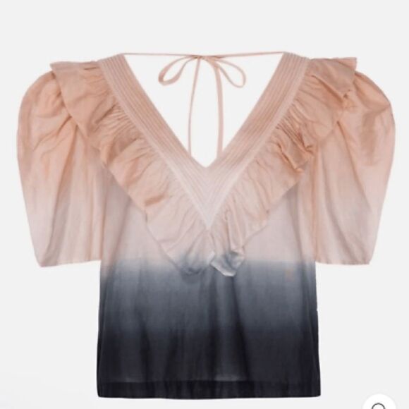 NWT St. Roche Sabina Top in Pink and Grey - Picture 4 of 5